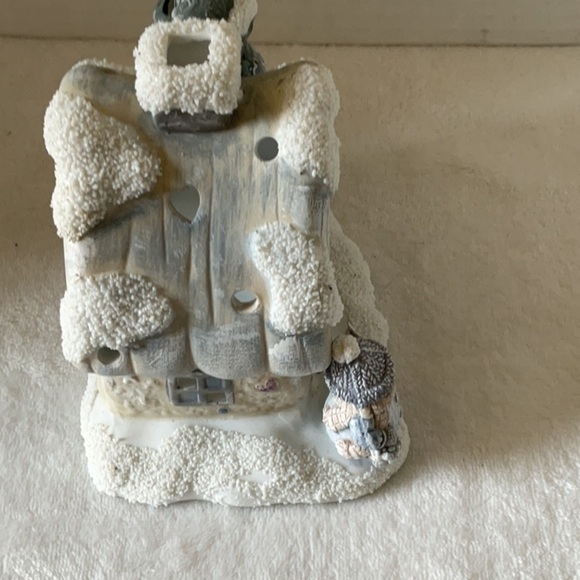 Ceramic Snowy House and Tree Decor - Picture 4 of 4